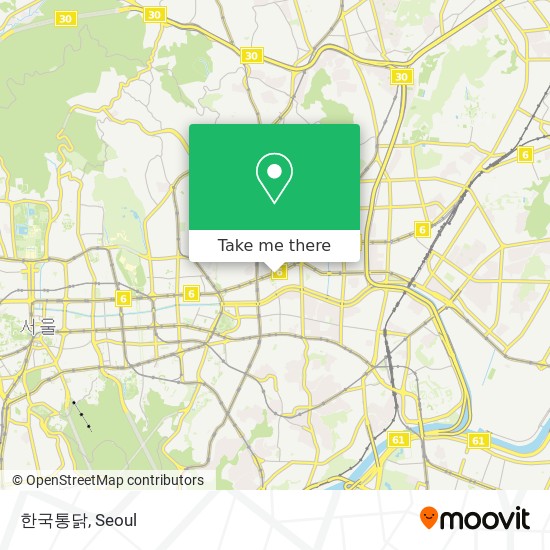 한국통닭 map