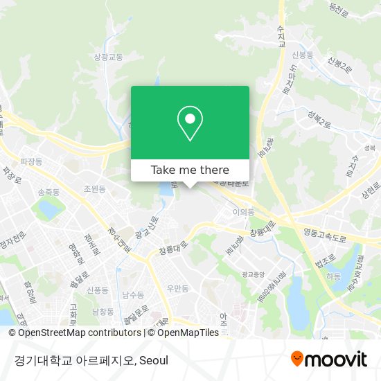 경기대학교 아르페지오 map