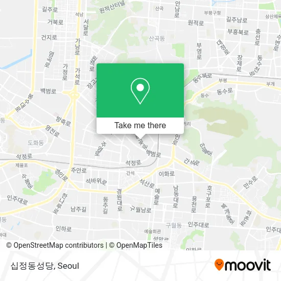 십정동성당 map