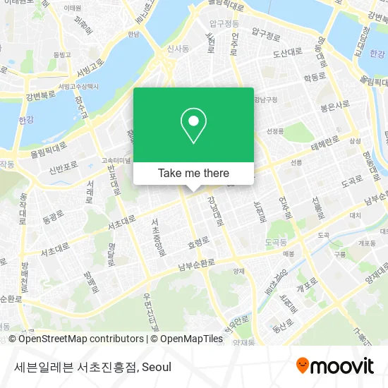 세븐일레븐 서초진흥점 map