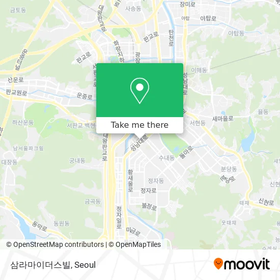 삼라마이더스빌 map
