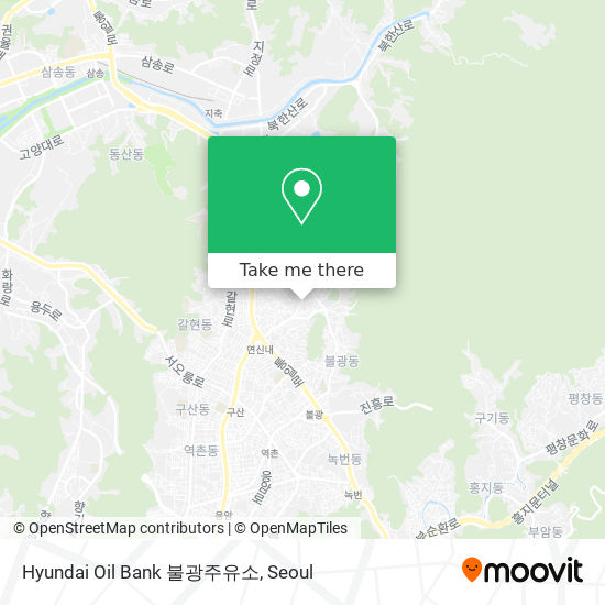 Hyundai Oil Bank 불광주유소 map