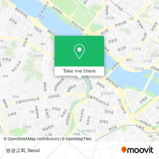 평광교회 map