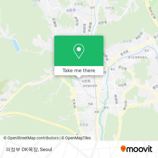 의정부 OK목장 map