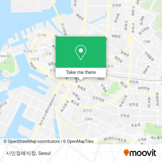 시민장례식장 map