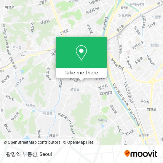 광명역 부동산 map