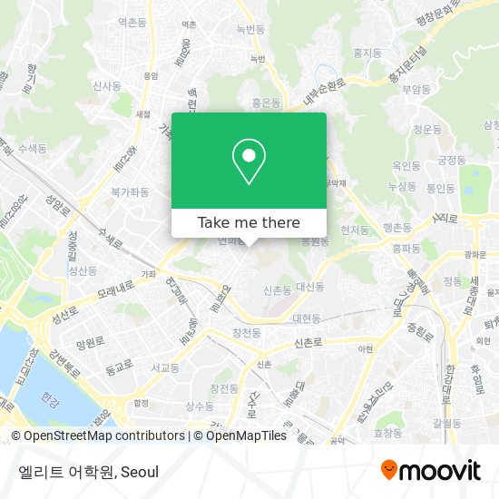 엘리트 어학원 map