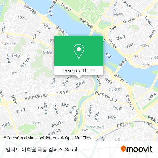 엘리트 어학원 목동 캠퍼스 map