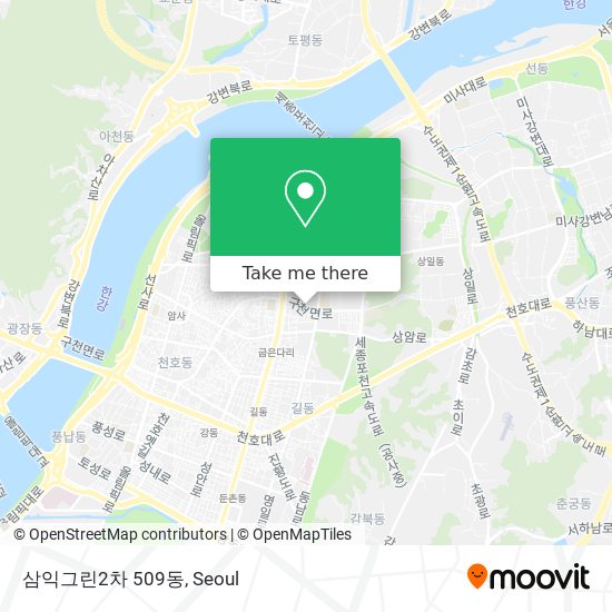 삼익그린2차 509동 map