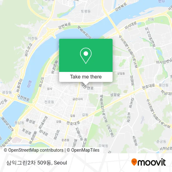 삼익그린2차 509동 map