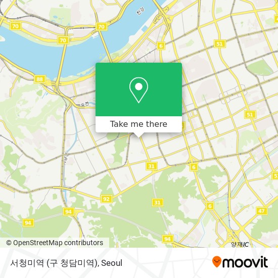 서청미역 (구 청담미역) map