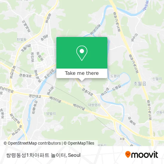 쌍령동성1차아파트 놀이터 map