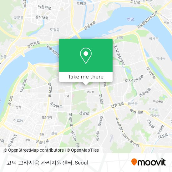 고덕 그라시움 관리지원센터 map