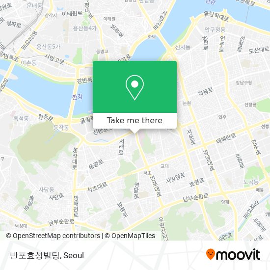 반포효성빌딩 map