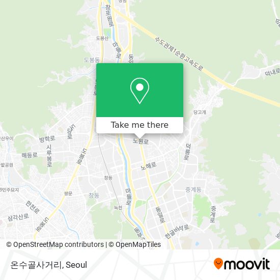 온수골사거리 map