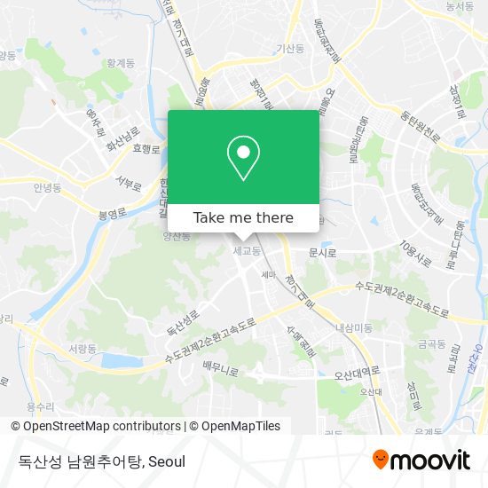 독산성 남원추어탕 map
