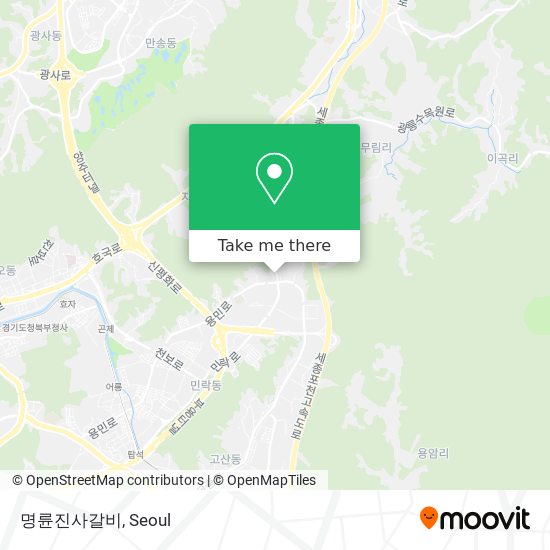 명륜진사갈비 map