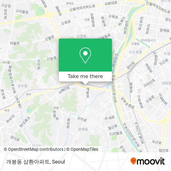 개봉동 삼환아파트 map