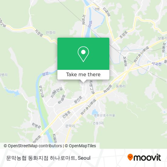 문막농협 동화지점 하나로마트 map