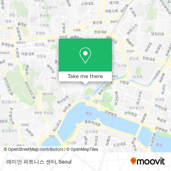 래미안 피트니스 센터 map