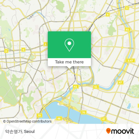 약손명가 map