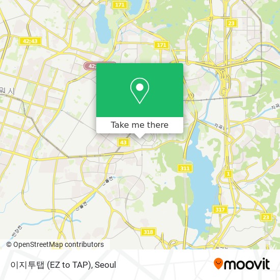 이지투탭 (EZ to TAP) map