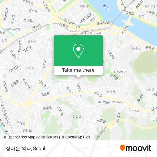 정다운 외과 map