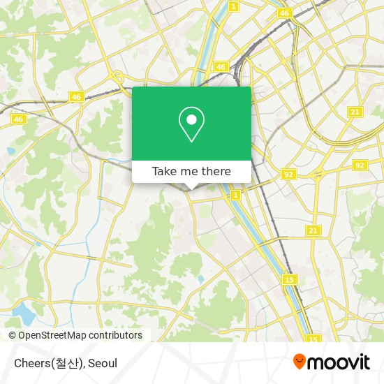 Cheers(철산) map