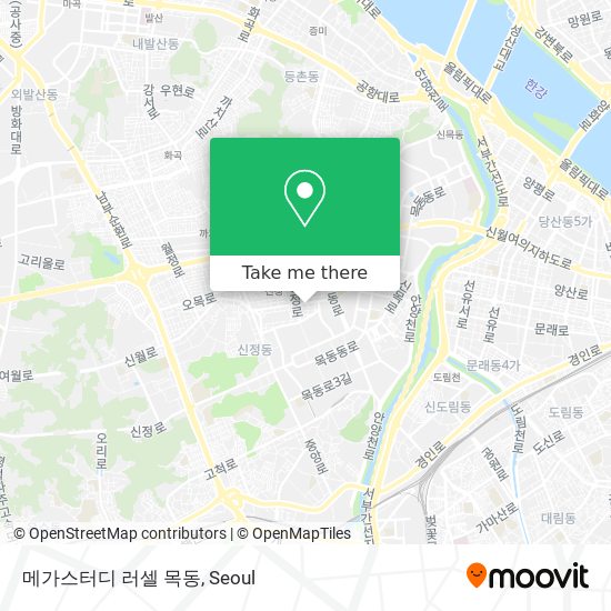 메가스터디 러셀 목동 map