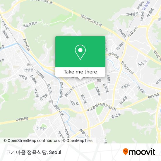 고기마을 정육식당 map