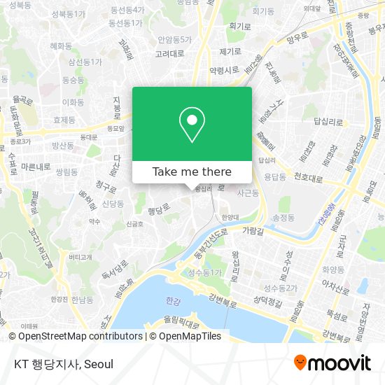 KT 행당지사 map