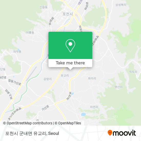 포천시 군내면 유교리 map
