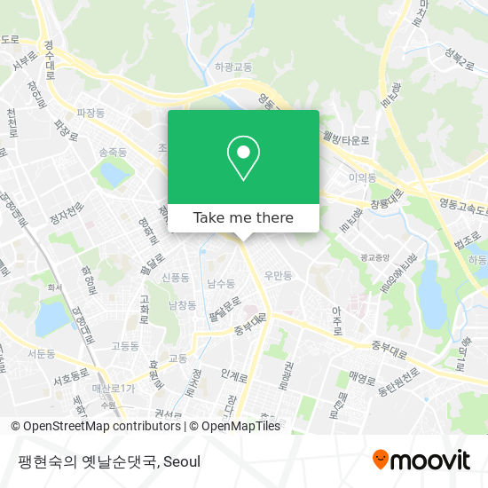 팽현숙의 옛날순댓국 map