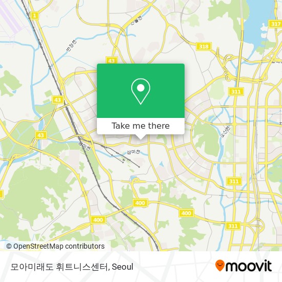 모아미래도 휘트니스센터 map