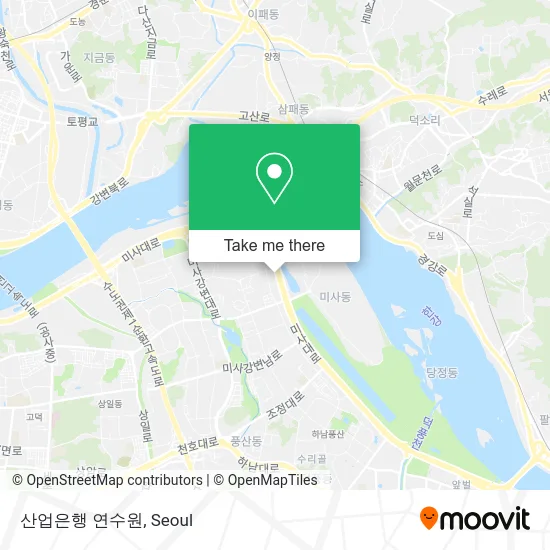 산업은행 연수원 map