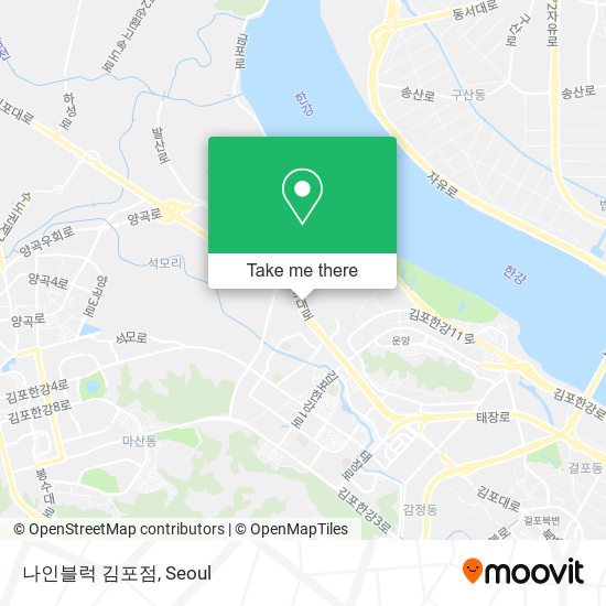 나인블럭 김포점 map