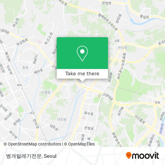 벵게털레기전문 map