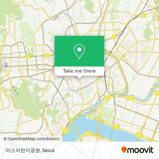 미소어린이공원 map