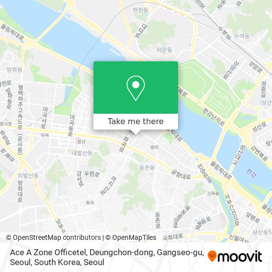 Ace A Zone Officetel, Deungchon-dong, Gangseo-gu, Seoul, South Korea map
