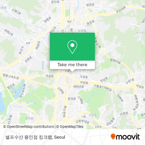 셀프수산 용인점 킹크랩 map
