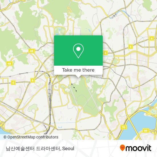 남산예술센터 드라마센터 map