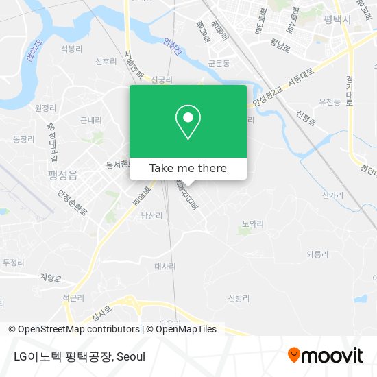 LG이노텍 평택공장 map