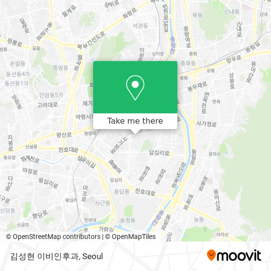 김성현 이비인후과 map