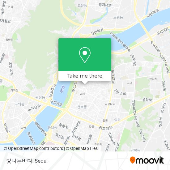 빛나는바다 map