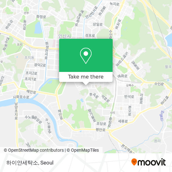 How to get to 하이얀세탁소 in 안산시, 경기도 by Bus or Subway | Moovit