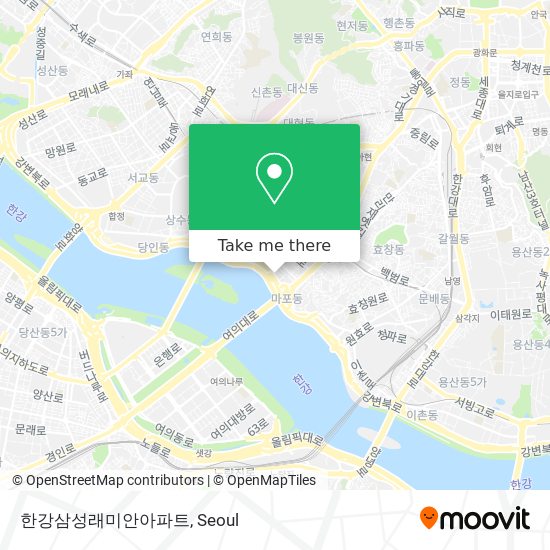 한강삼성래미안아파트 map