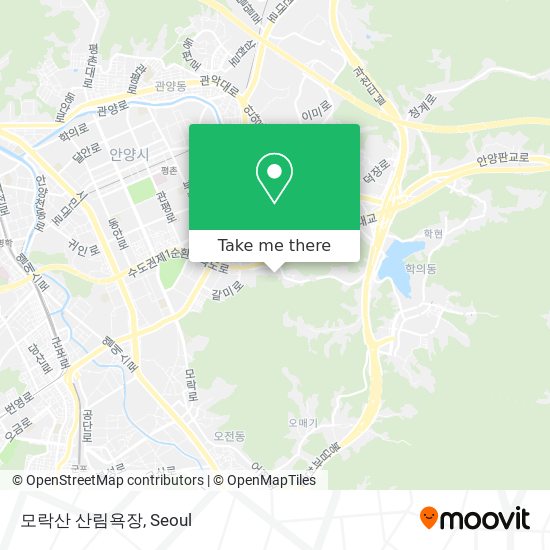 모락산 산림욕장 map