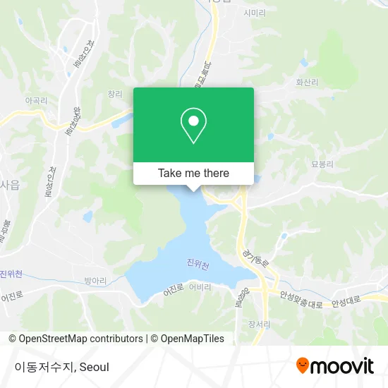 이동저수지 map