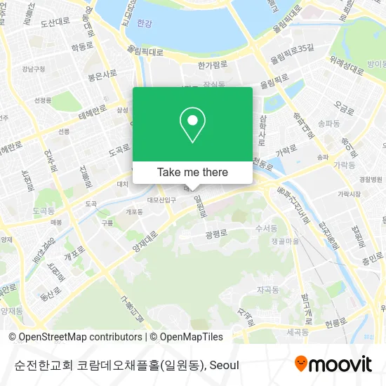 순전한교회 코람데오채플홀(일원동) map