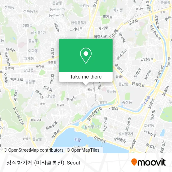 정직한가게 (미라클통신) map